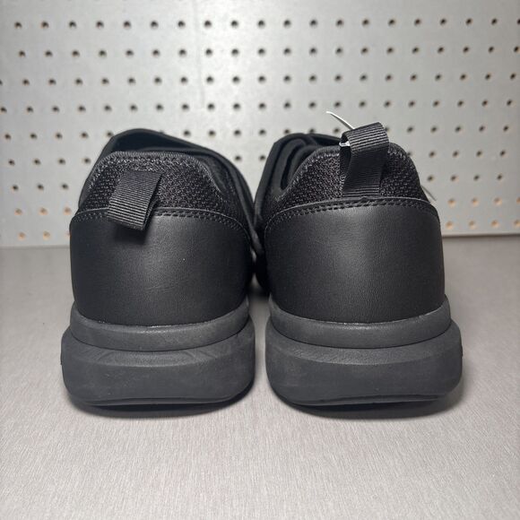 FitVille Diabetic Shoes Mens Sz 10.5 Wide Black Adjustable Diabetes Walking main image 2